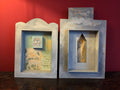 Pair of original mixed media art works