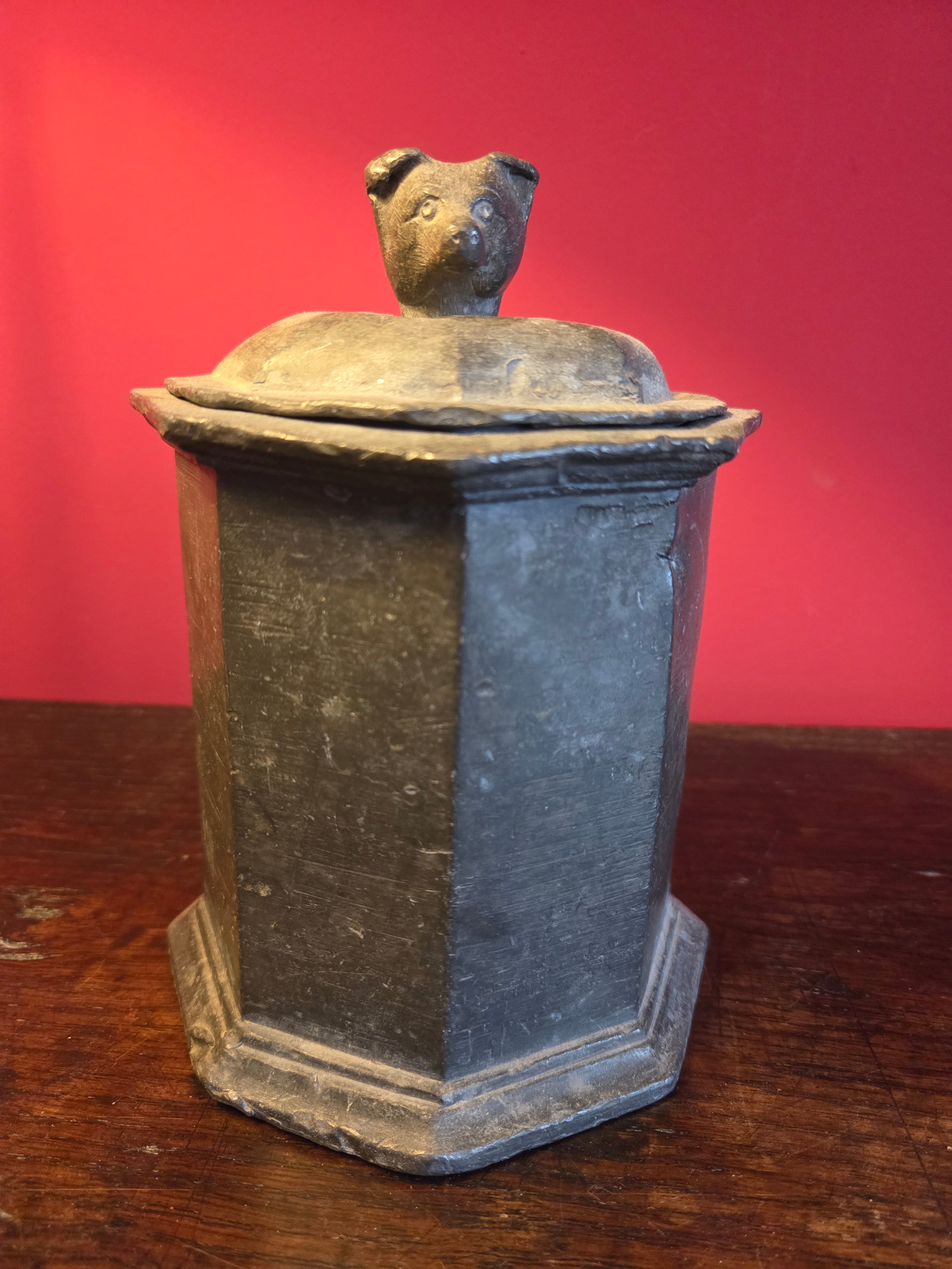 Georgian Lead Tobacco Pot