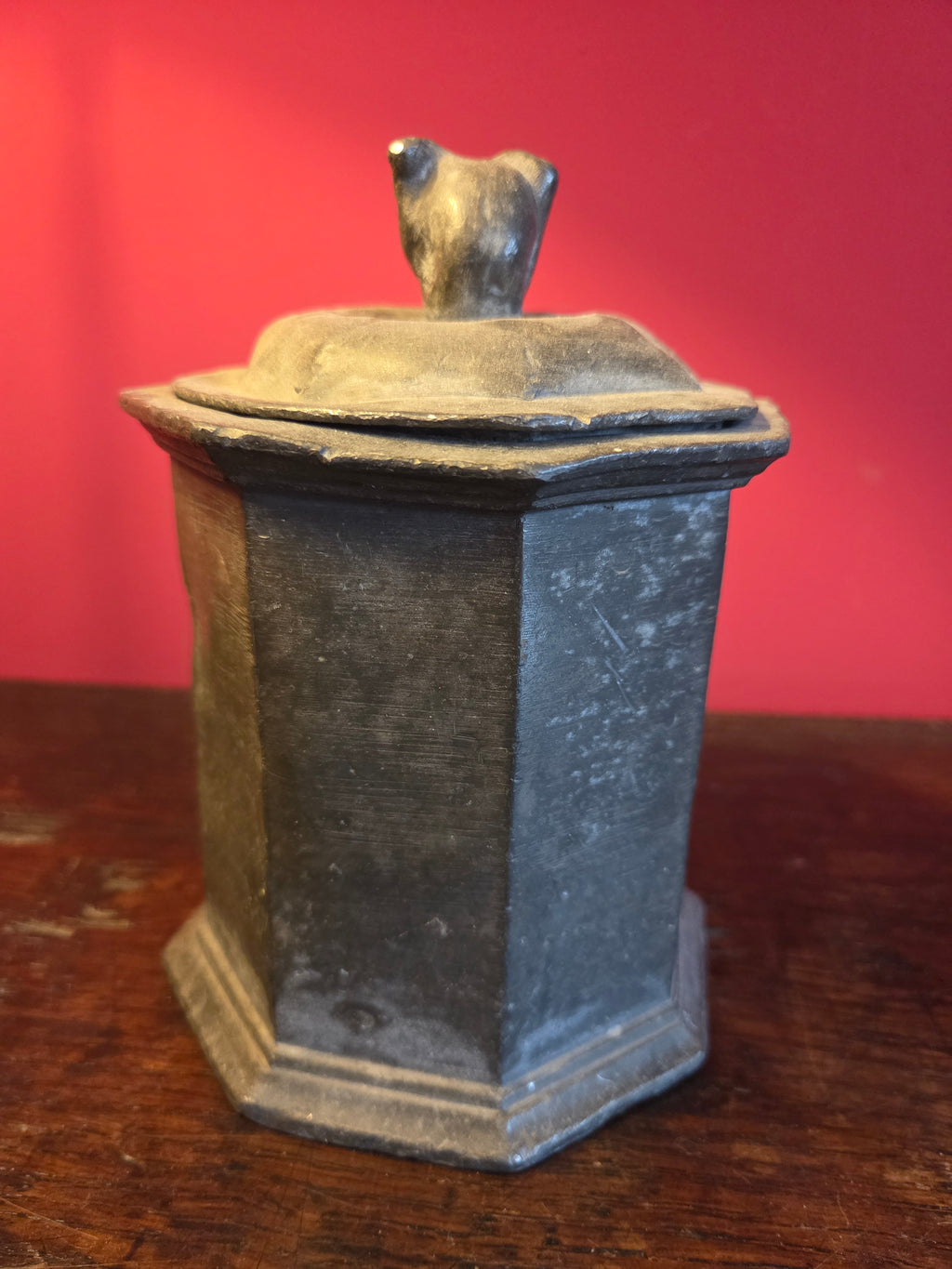 Georgian Lead Tobacco Pot