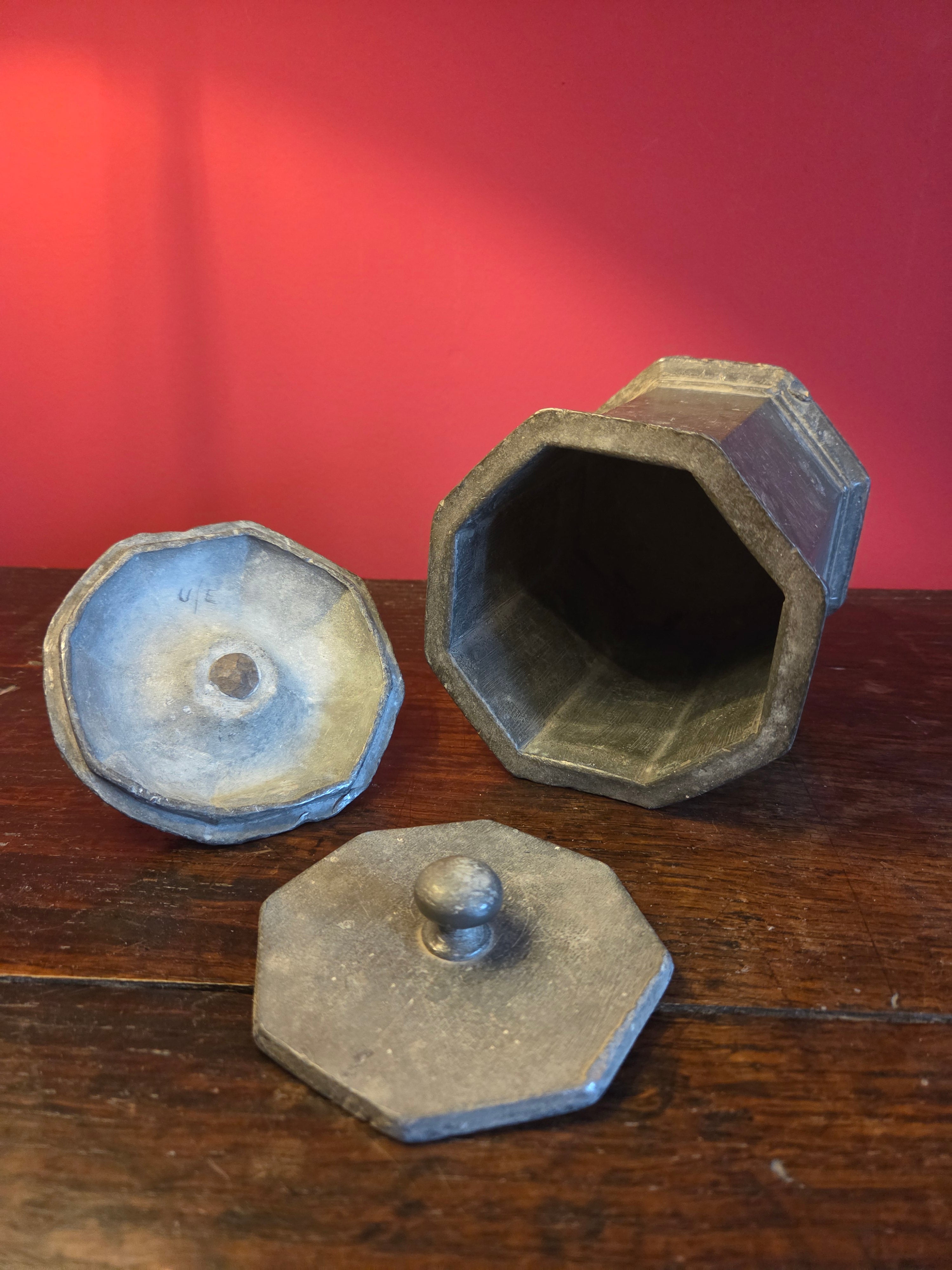 Georgian Lead Tobacco Pot