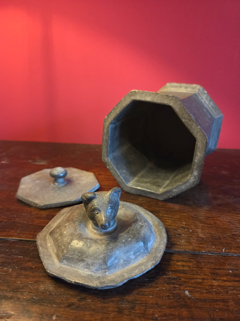 Georgian Lead Tobacco Pot