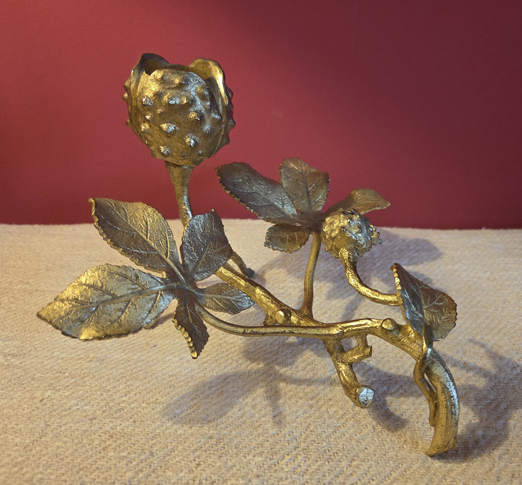 Decorative Conker Candlestick