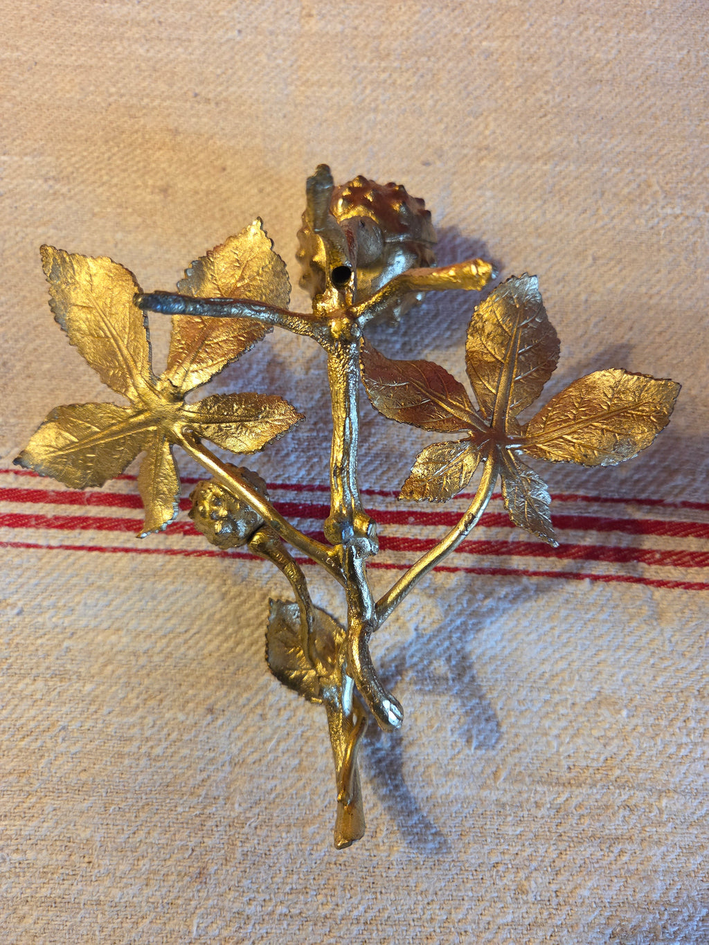 Decorative Conker Candlestick
