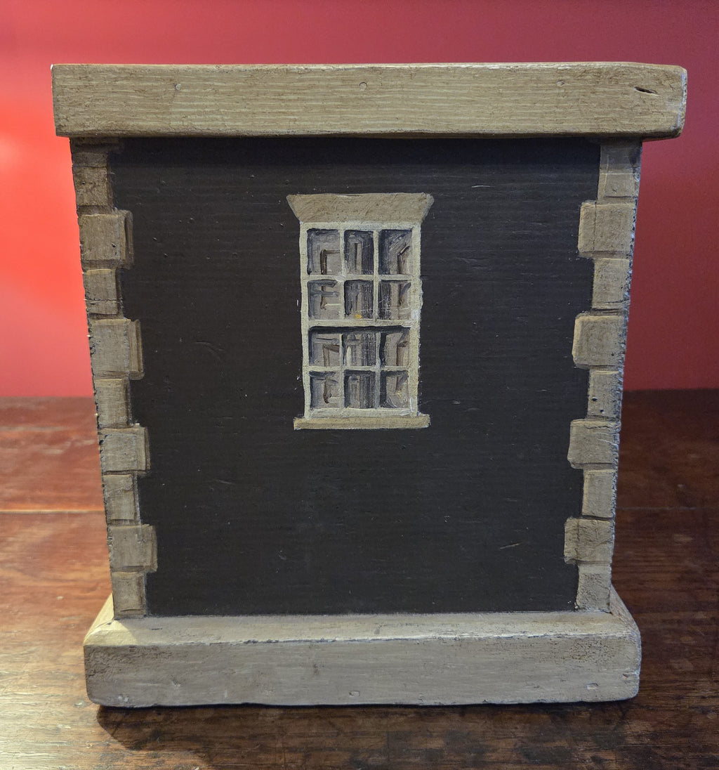 Antique Box with Trompe l’oeil Decoration