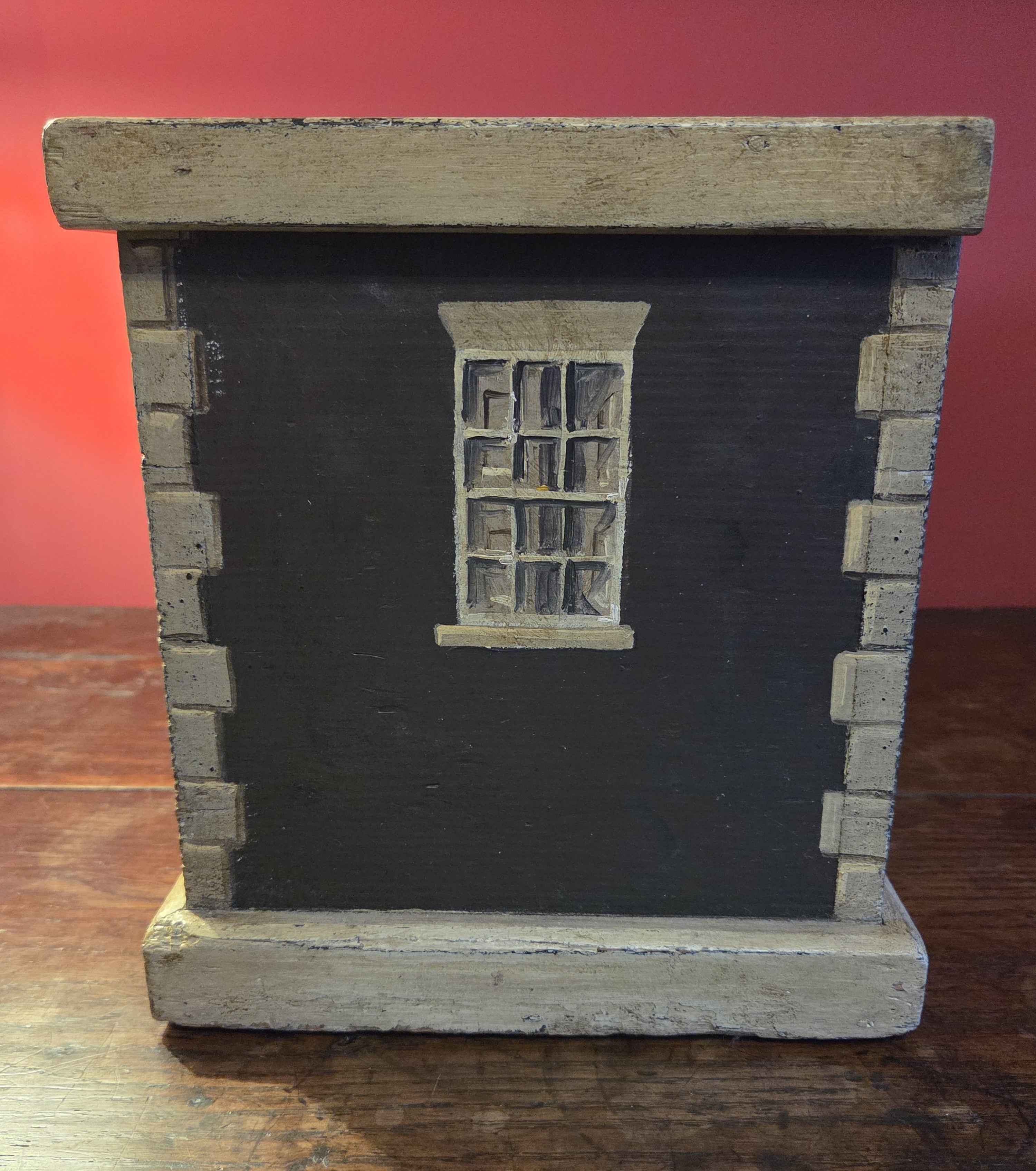 Antique Box with Trompe l’oeil Decoration