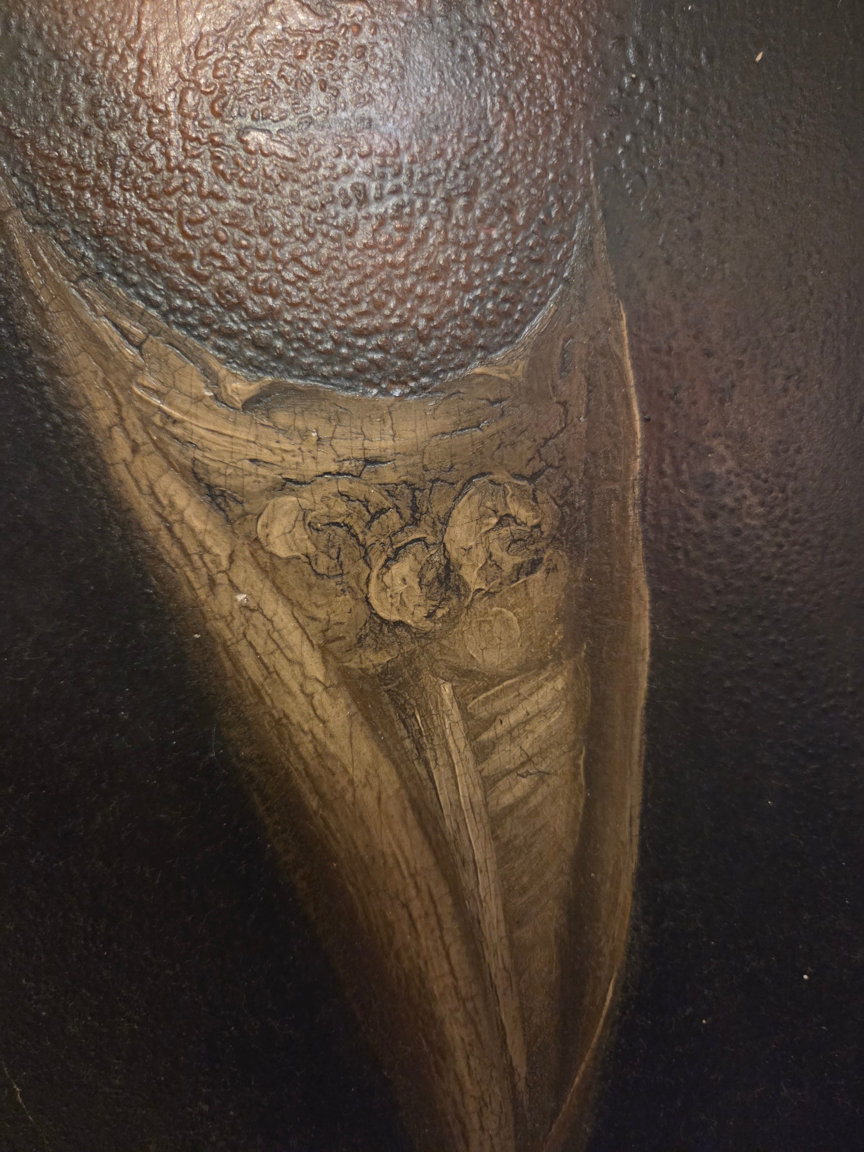 Antique Portrait Oil on Board