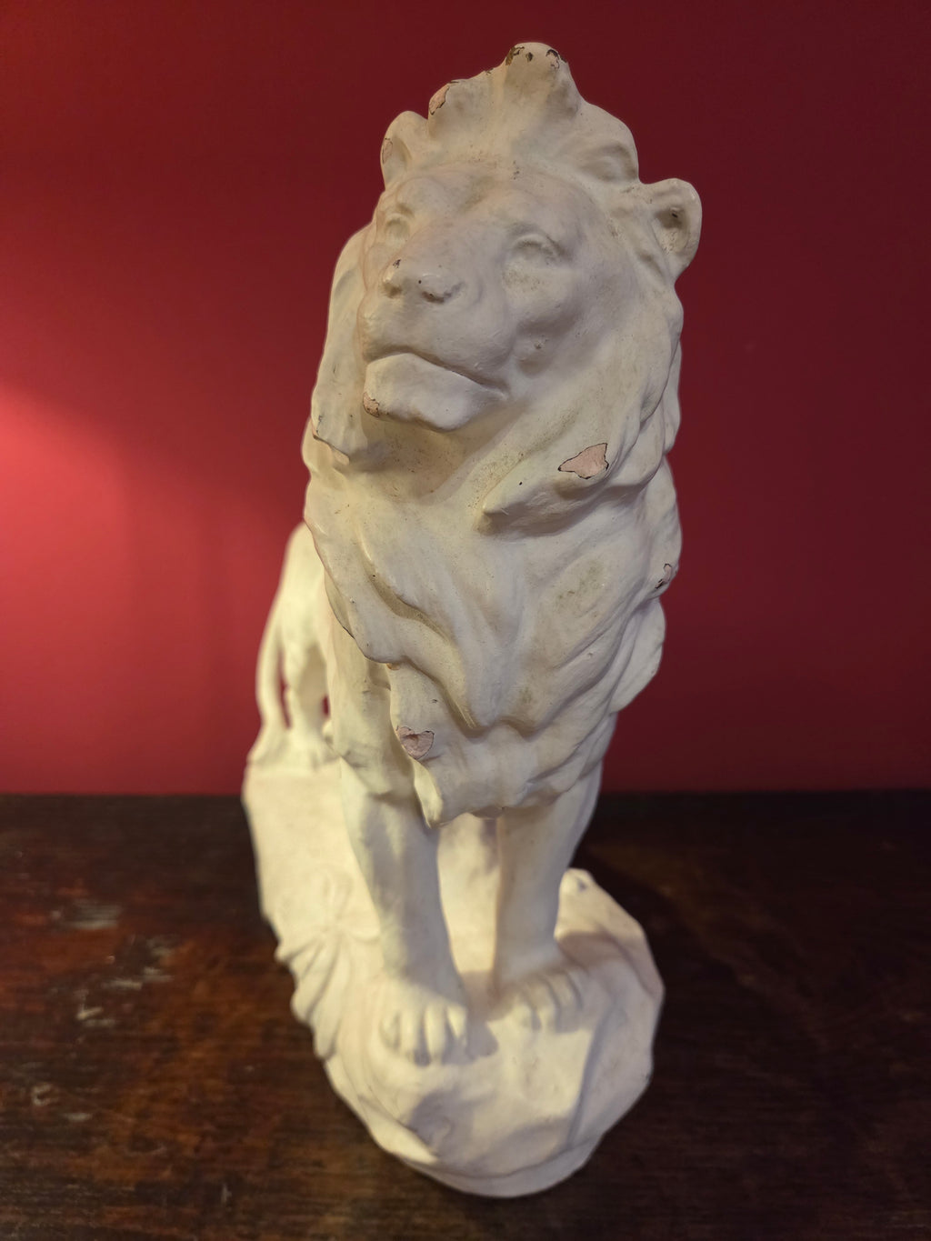 Vintage Plaster Lion