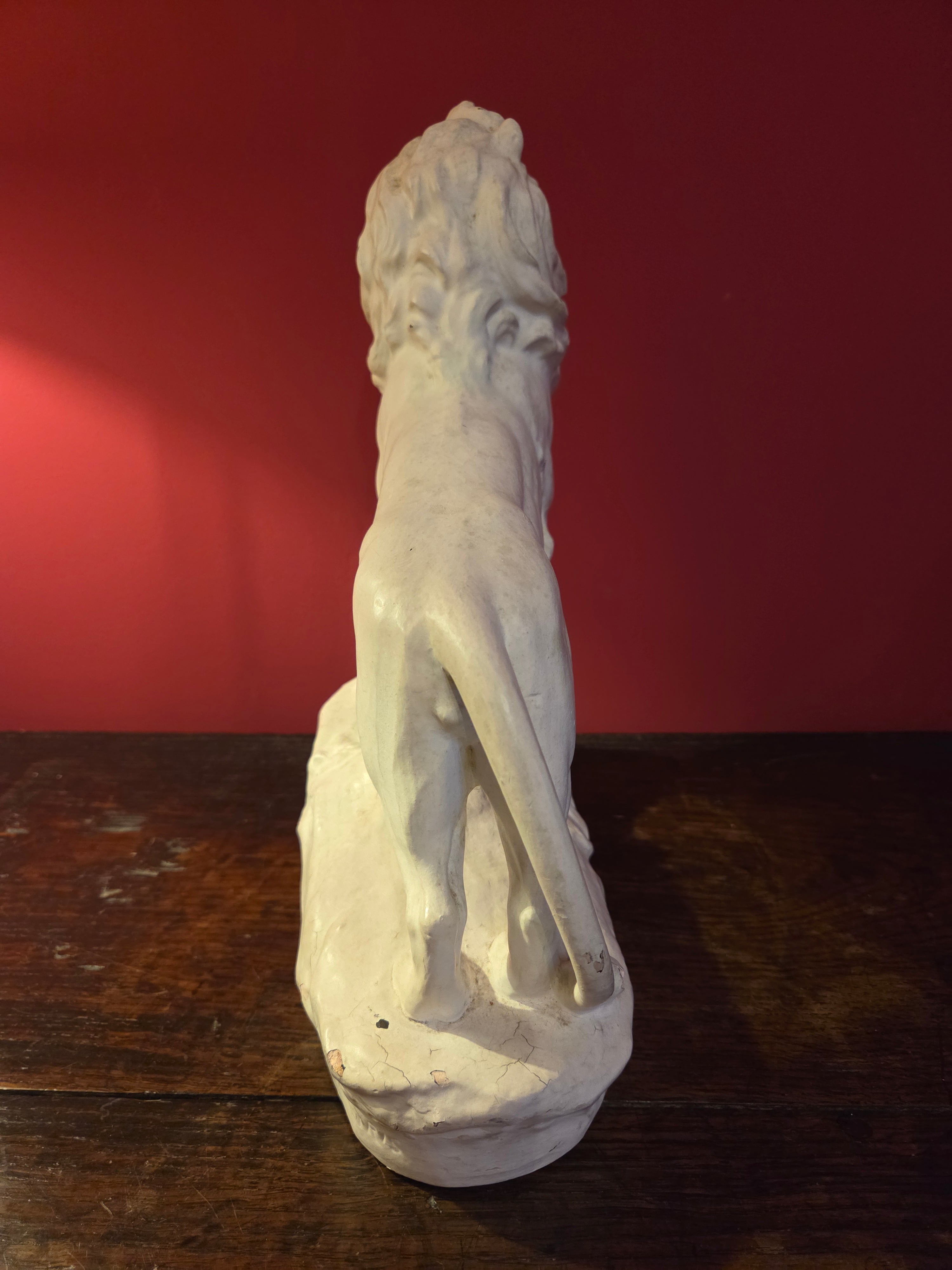 Vintage Plaster Lion