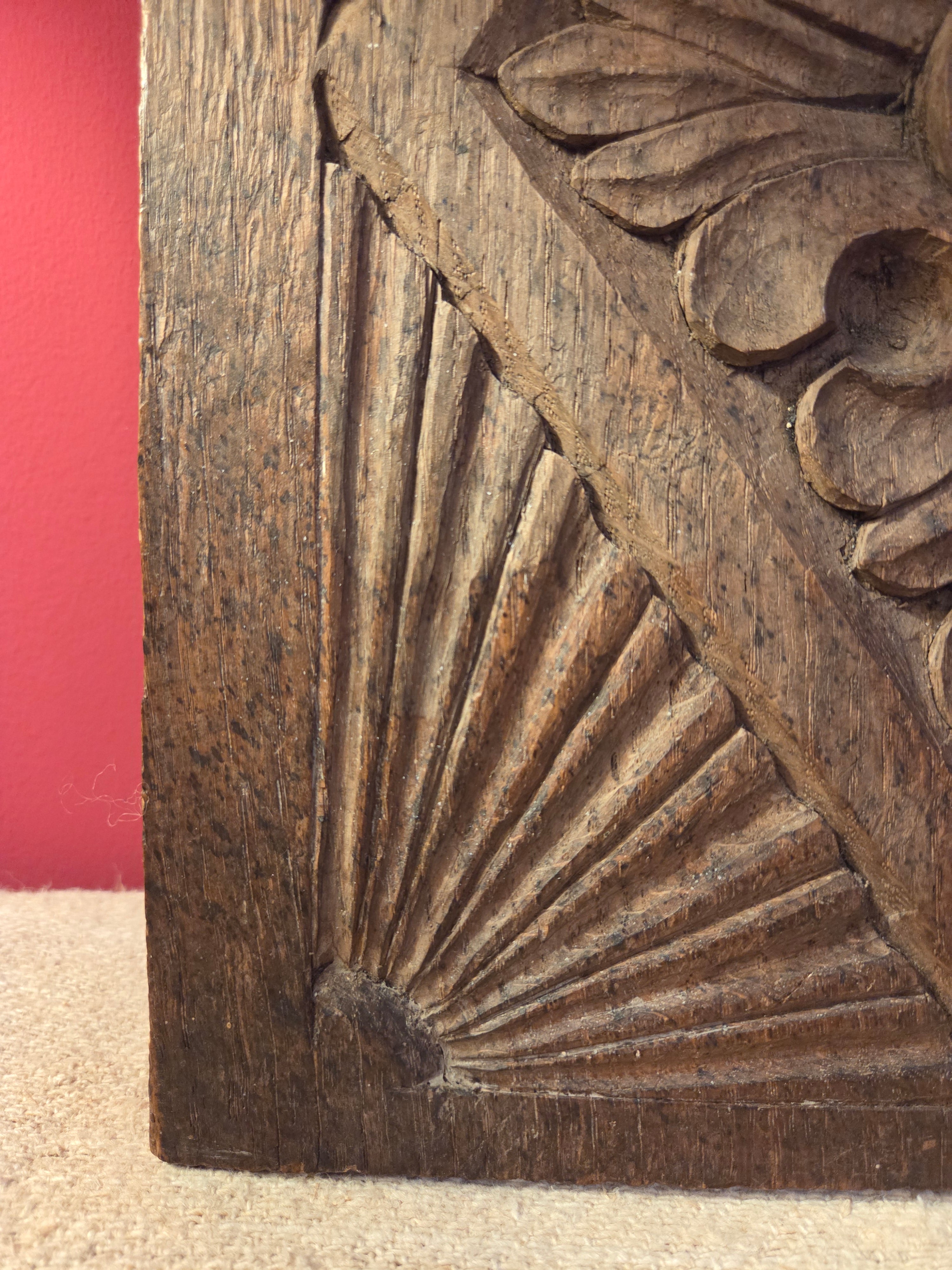 Carved Gothic Panel